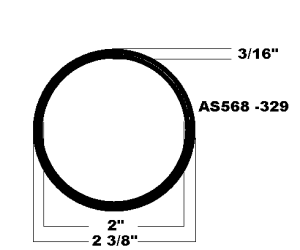 AS568-329 O-ring